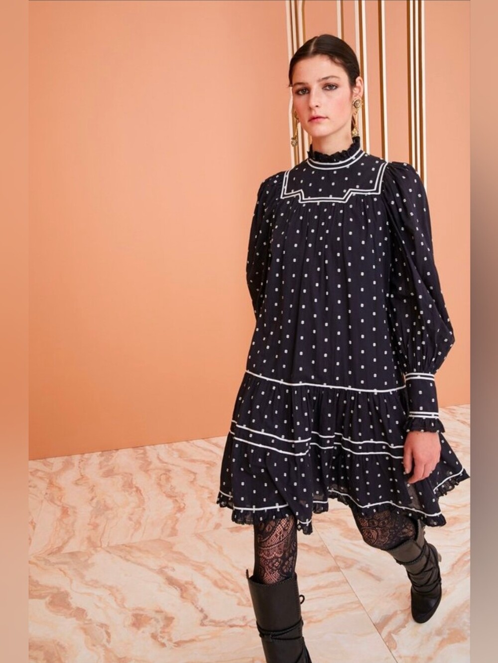 Ulla Johnson Blanche Dress Eclipse Dot Size 2